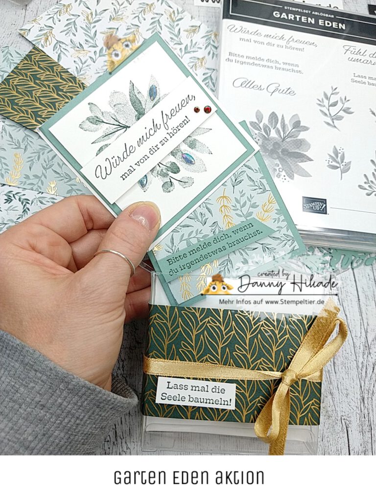 stampin up garten eden garden minikarten