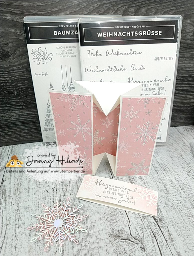 stampin up schachtelkarte anleitung tutorial maße