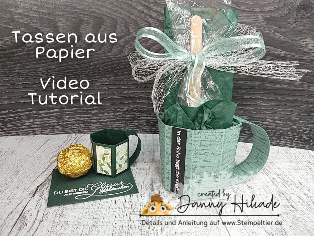 stampin up tassen becher anleitung video tutorial garten eden