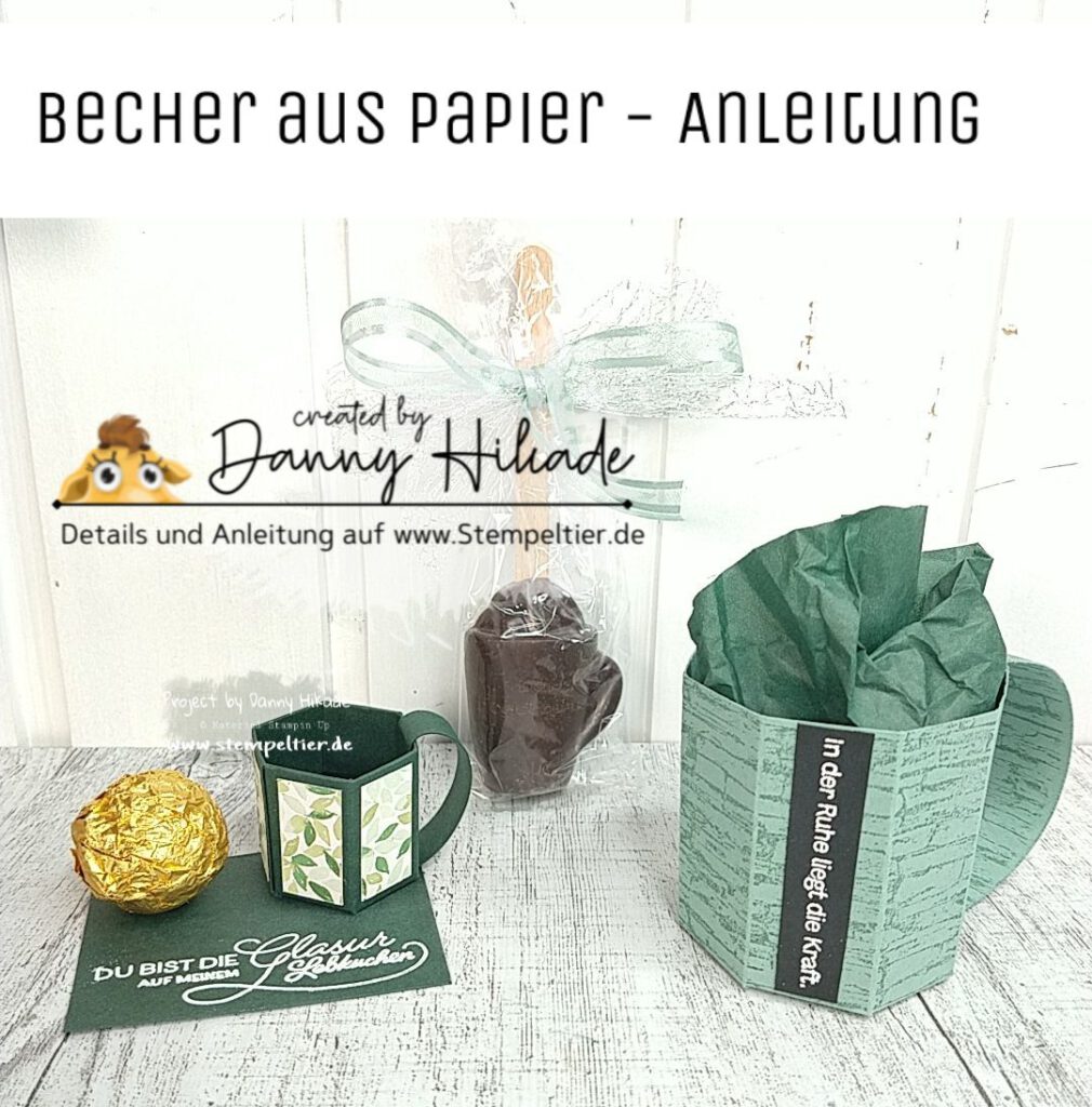 stampin up tassen becher anleitung video tutorial garten eden weihachtsgeschenk