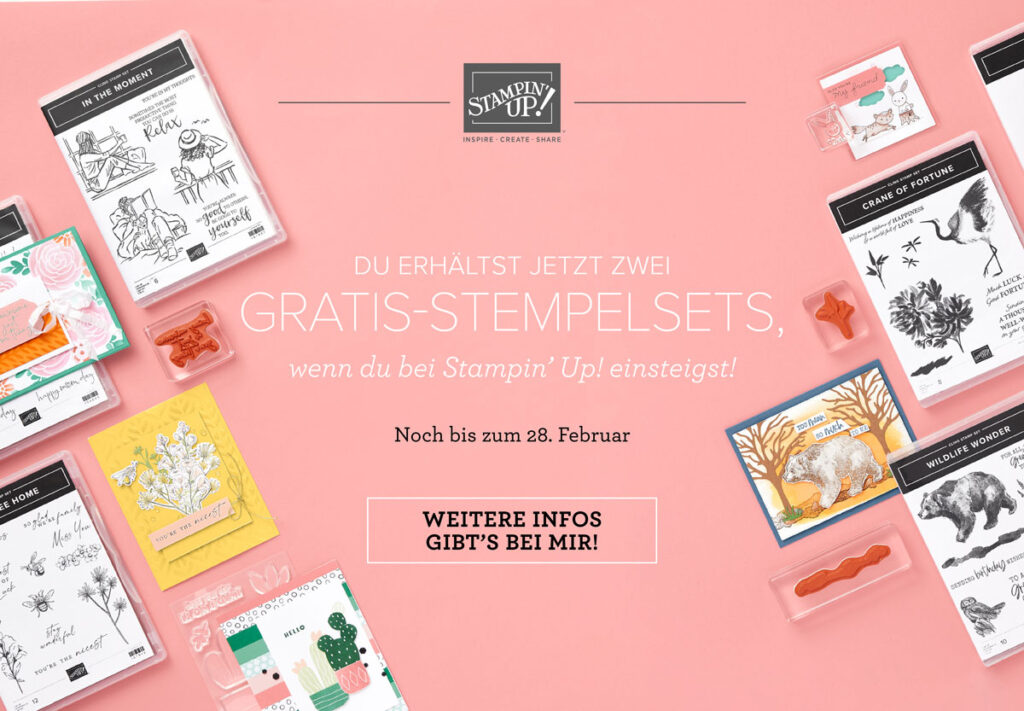 stampin up einsteigen SAB 2022 gratis angebot demo werden