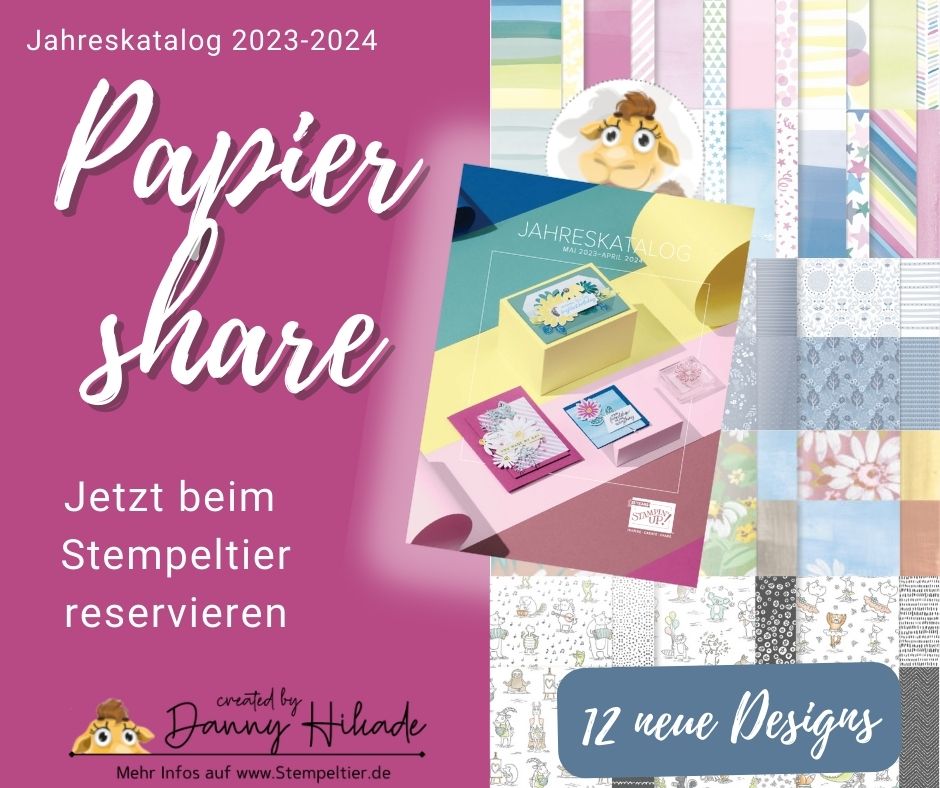 papiershare stampinup 2023 jahreskatalog stempeltier danny