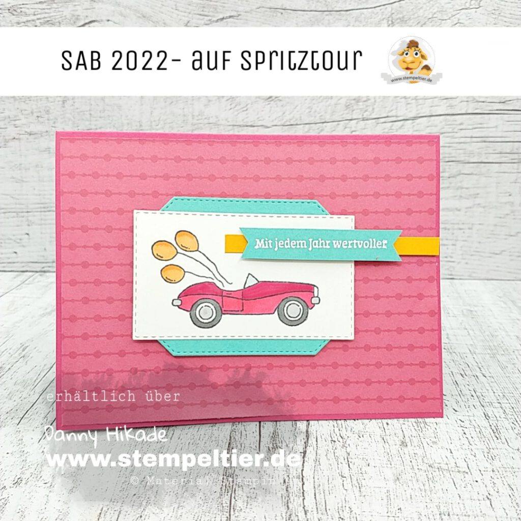 stampin up saleabration auf spritztour cabrio stempeltier 2022