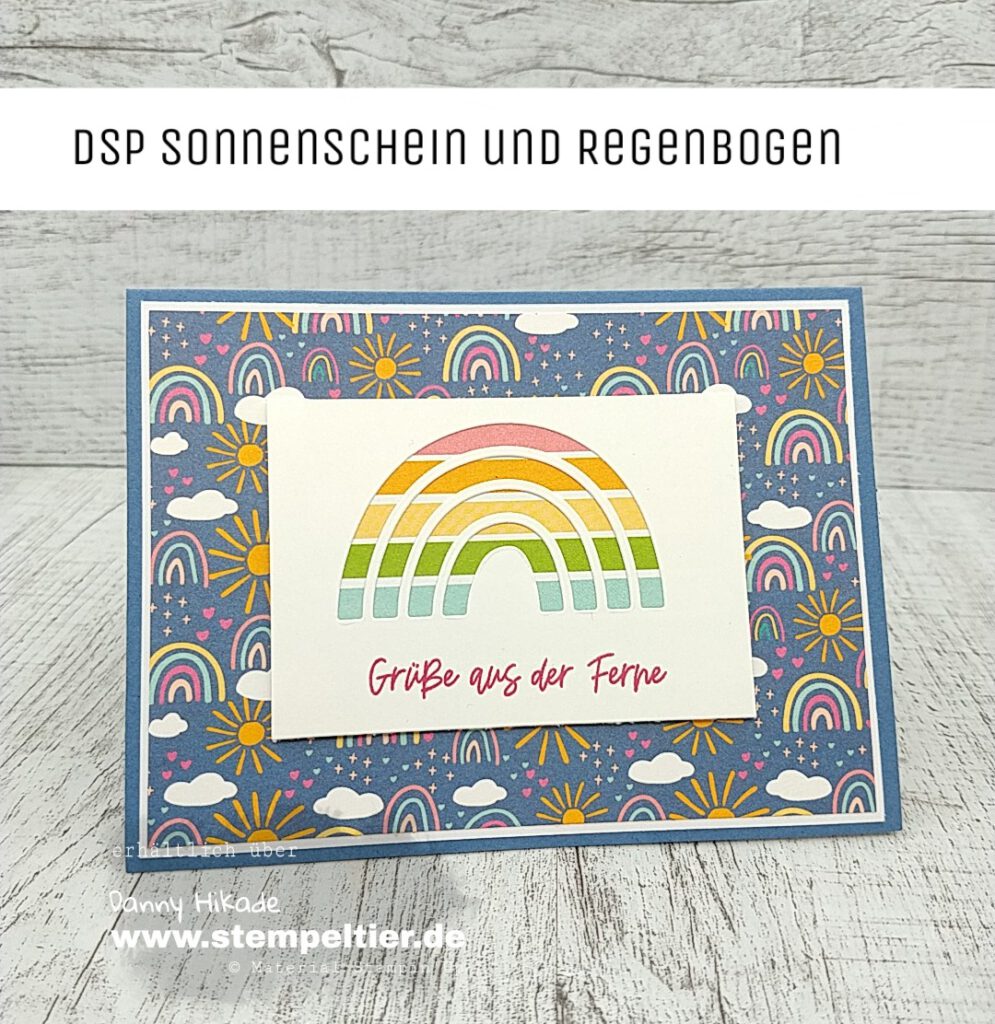 stampinup sab 2022 regenbogen farbenfroh stampinup DSP rainbow stempeltier