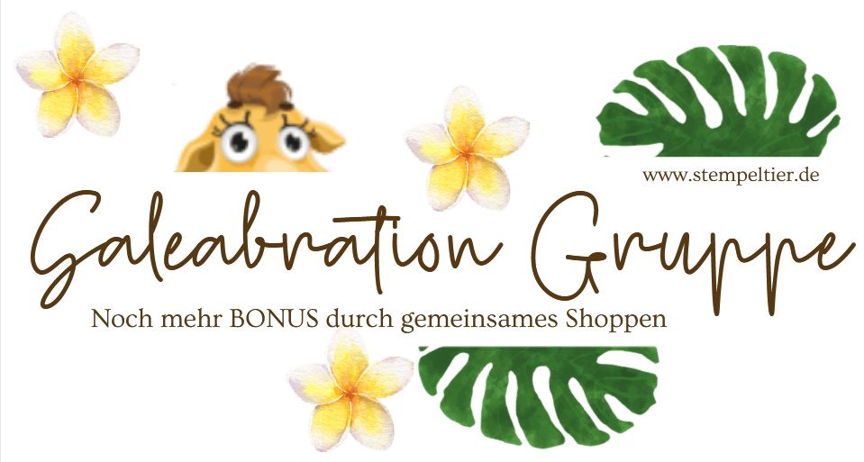 saleabration club banner vintage blüten 2022 stempelstier