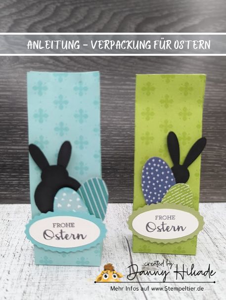 stampin up ostern verpackung anleitung hase punchart stempeltier