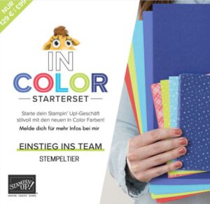 incolor starterset stampin up 2022 stempeltier demo werden