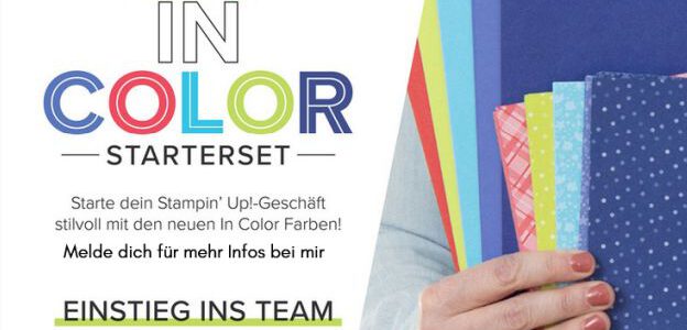 Im Mai mit den InColor ins Team kommen