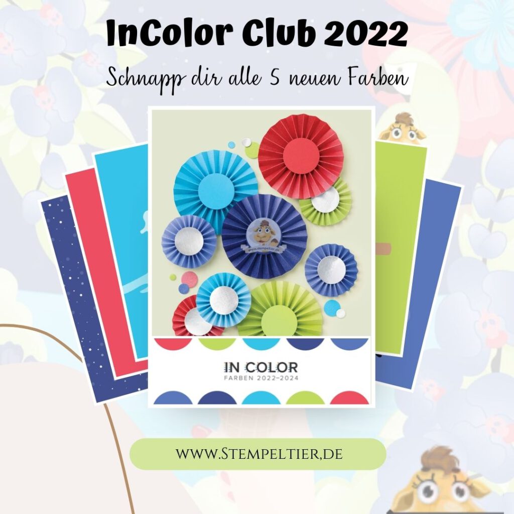 stampin up incolor club 2022 2023 stempeltier