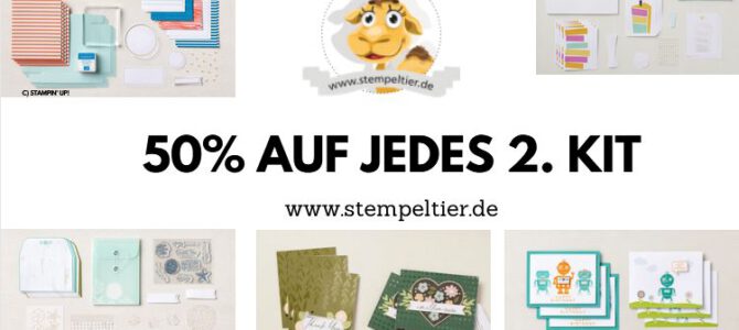 50% auf jedes zweite Kreativset im Juni