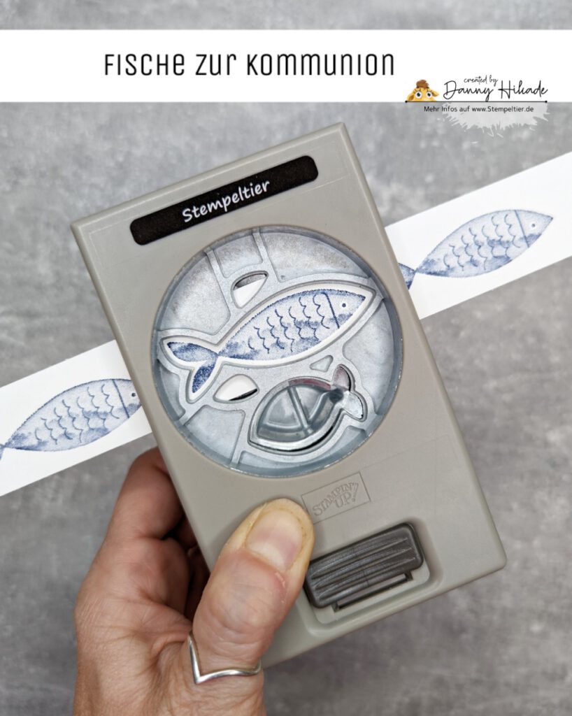 stampin up feierliche fische kommunion konfirmation taufe