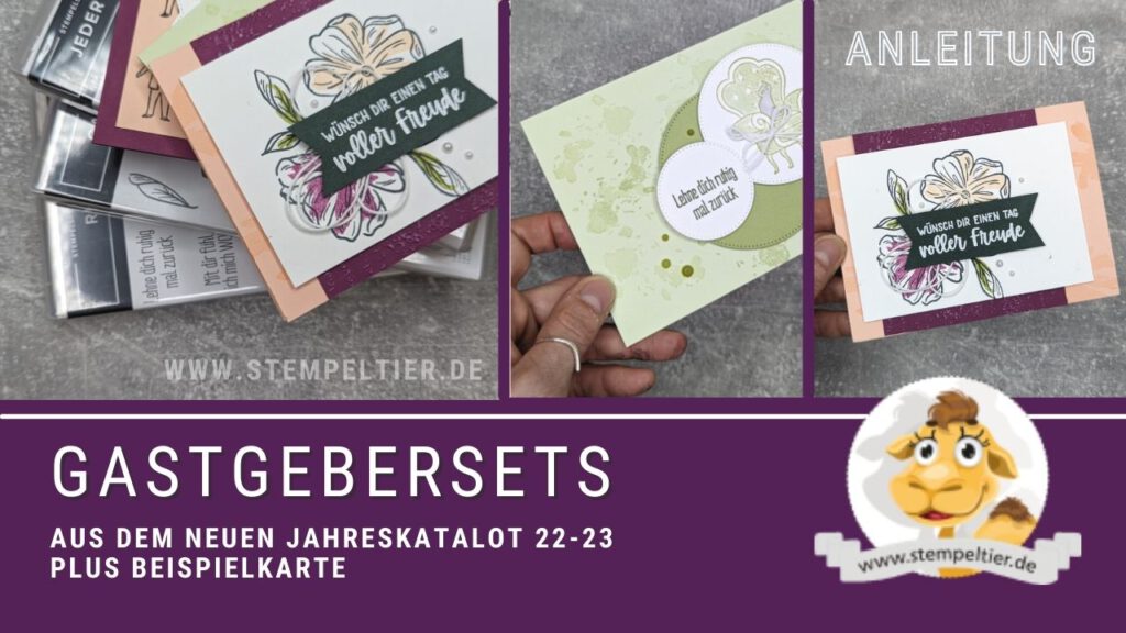 stampin up gastgebersets jahreskatalog 22 23 stempeltier