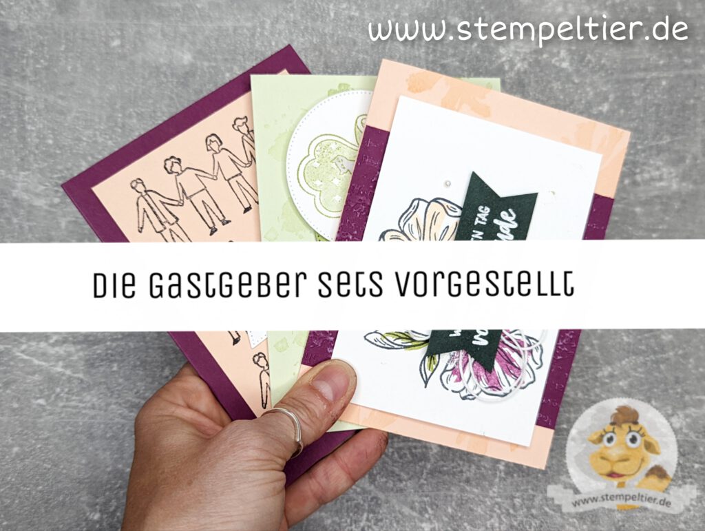 stampin up gastgebersets stempeltier