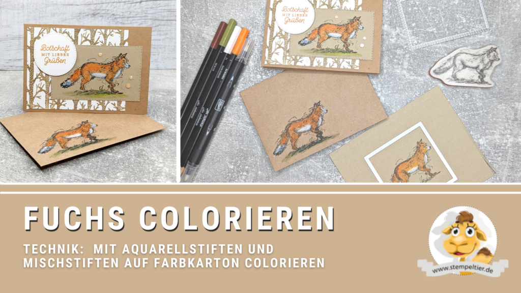 fuchs colorieren stampin up