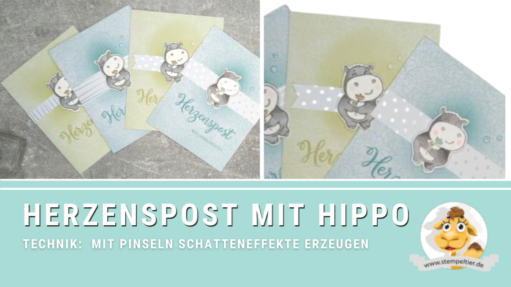 hippo pinsel live stampin up hippe grüße nilpferd