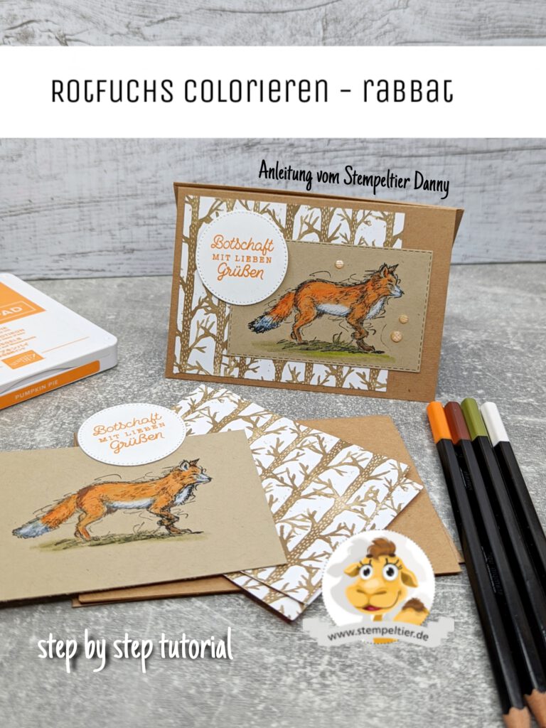 stampin up stylish sketches anleitung video fuchs colorieren aquarell