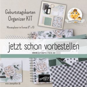 stampinup organizer vorbestellen geburtstagskarten planner stempeltier