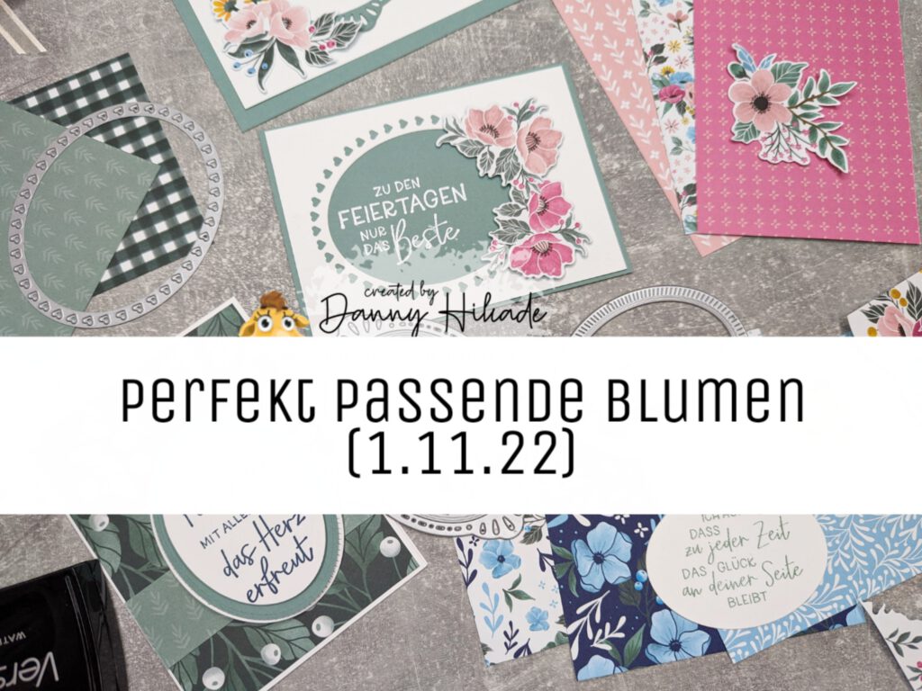 stampin up perfekt passende blumen stmpeltier