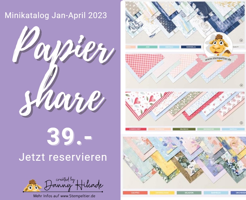 papiershare2023 stampin up minikatalog stempeltier sab