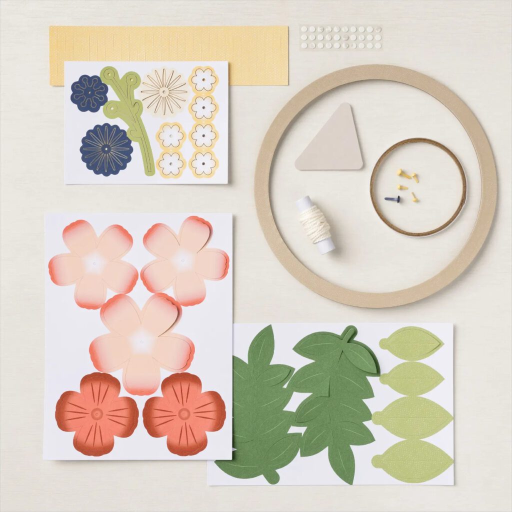 stampin up blumenkranz stempeltier kit bestellen