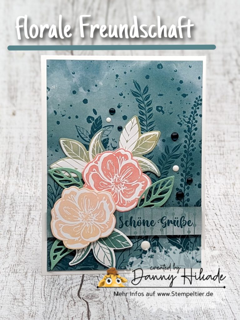 Stampinup online exclusive Florale Freundschaft Stempeltier pfauengrün 