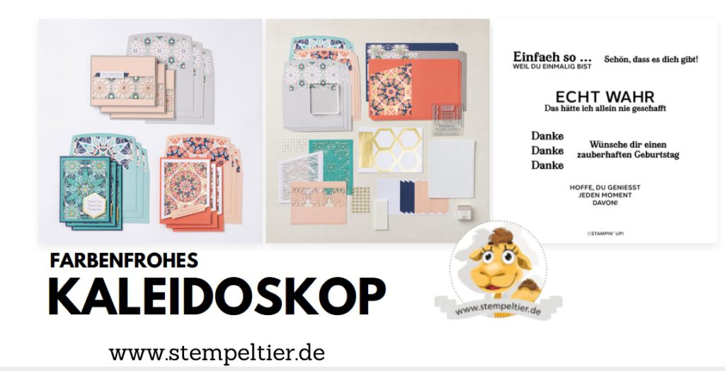 stampin up farbenfrohes kaleidoscop stempeltier