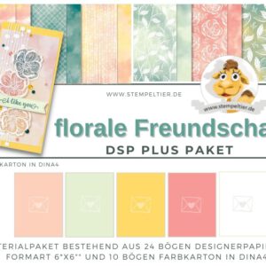 stampinup dsp pluspaket Designerpapier Florale Freundschaft