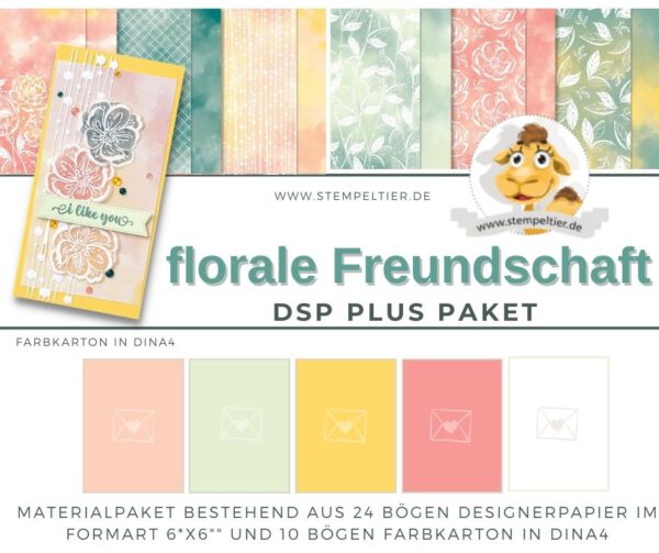 stampinup dsp pluspaket Designerpapier Florale Freundschaft