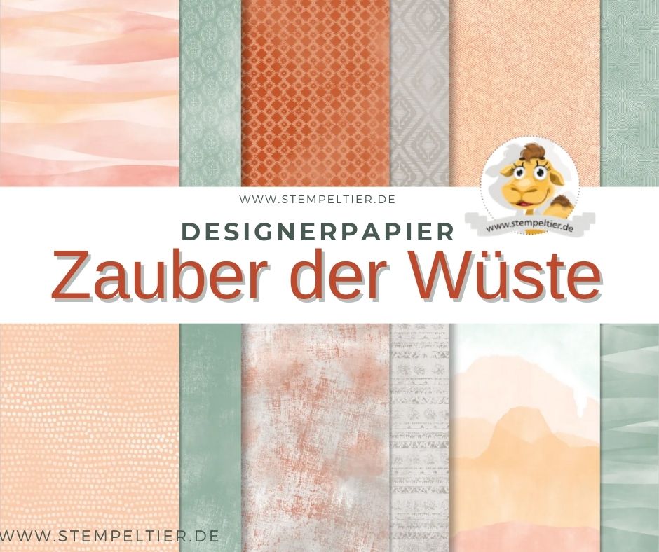 Stampinup Designerpapier ZAuber der Wüste