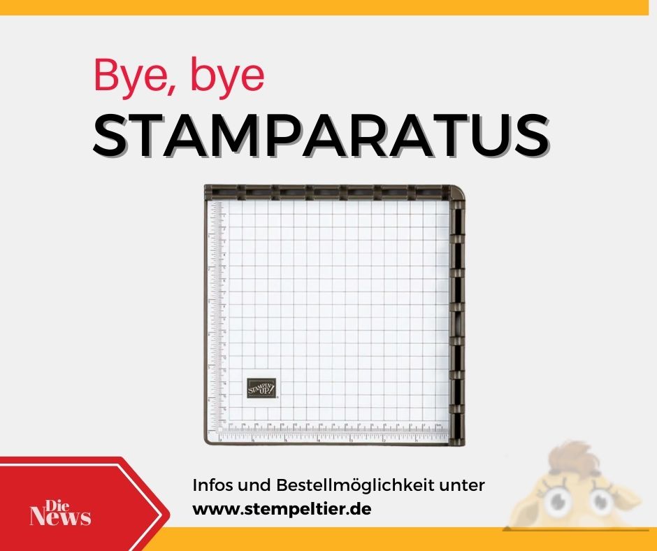 stamparatus stampin up ausverkauf 2023 infos news