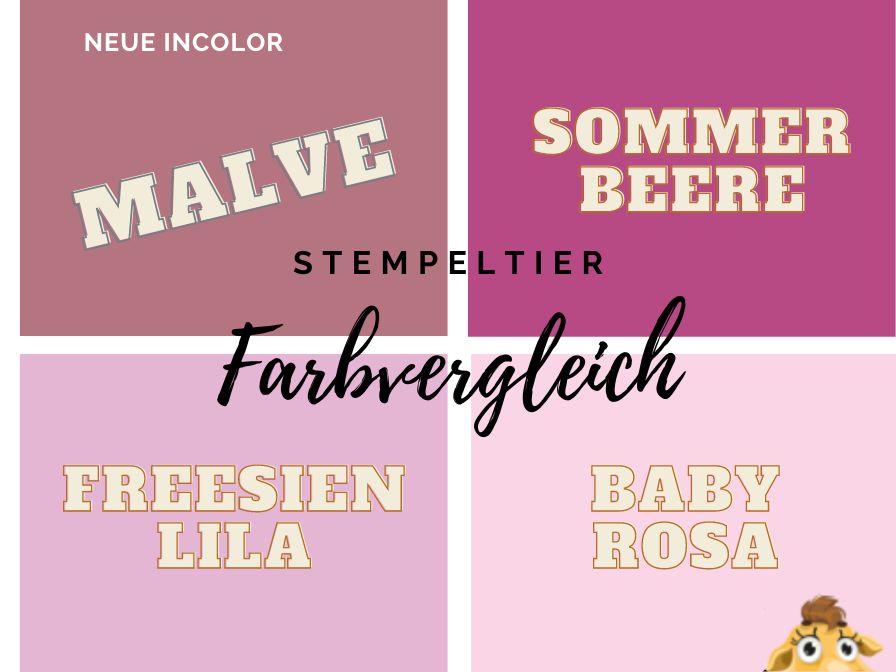 stampin up malve mauve 2023 farbvergleich stempeltier