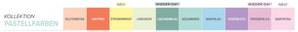 stampin up neue Pastellfarben 2023 farbwechsel liste stempeltier