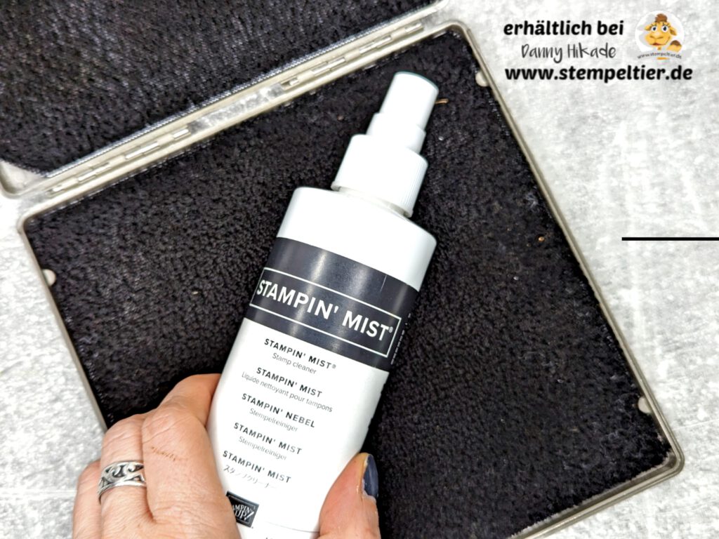 stampin up stempelreinigung reinigen scrub