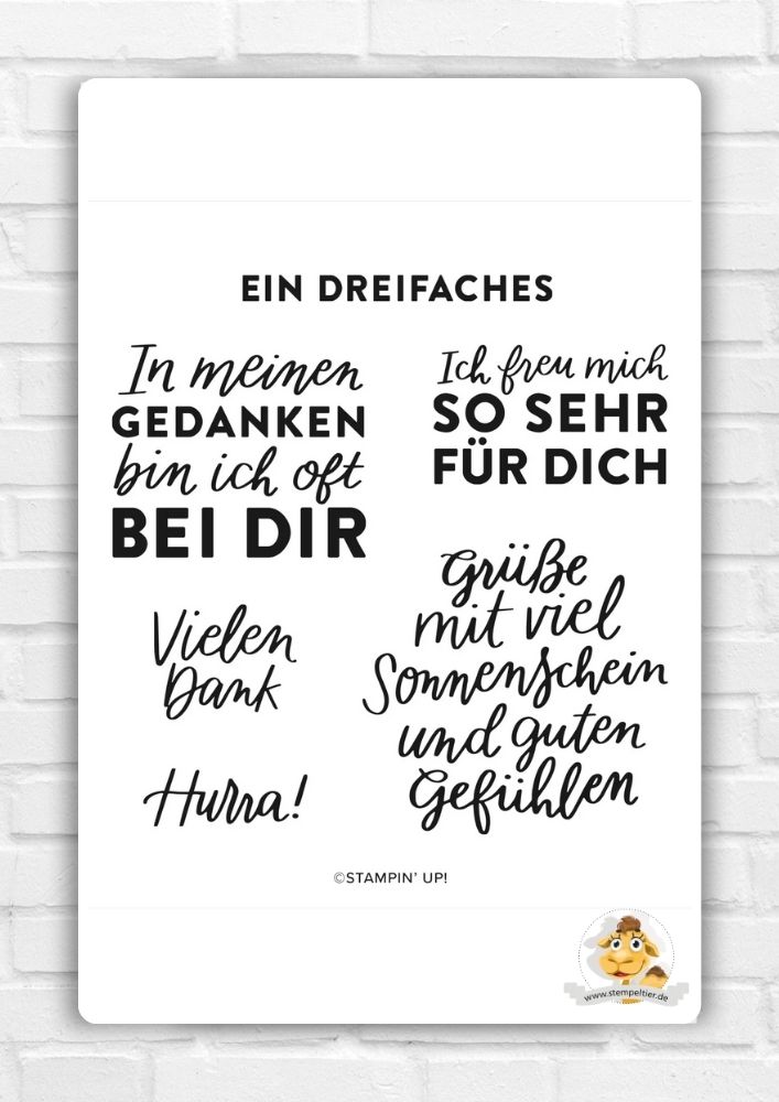 stampin up mit guten gefühlen stempelset