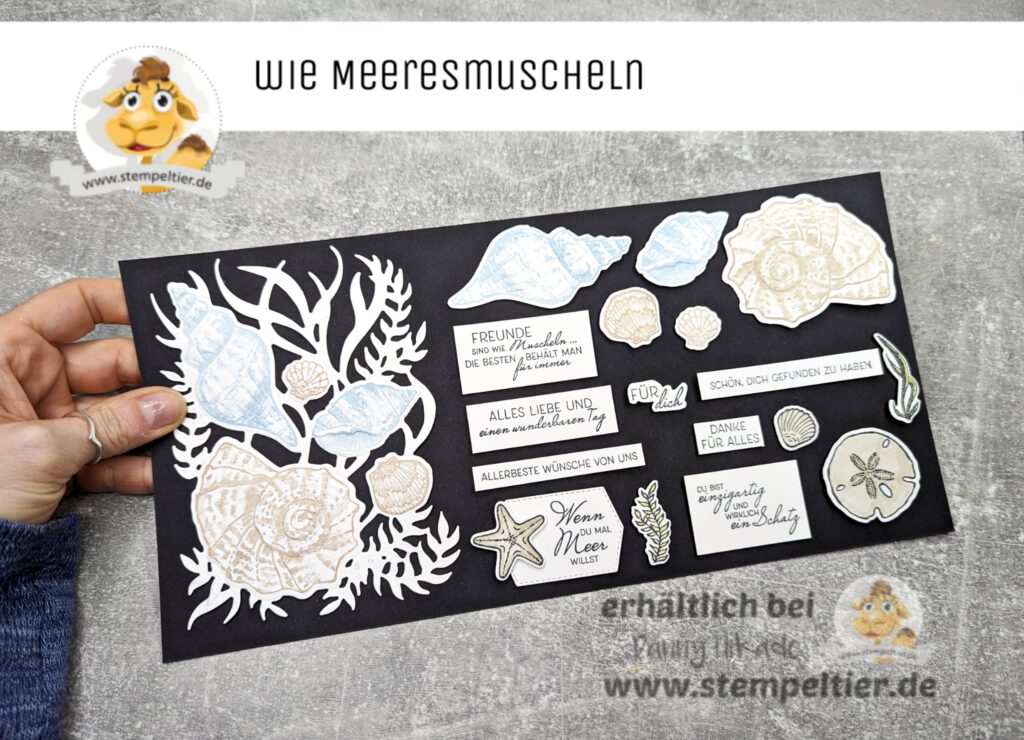 stampin up wie meeresmuscheln maritim muscheln stempeltier