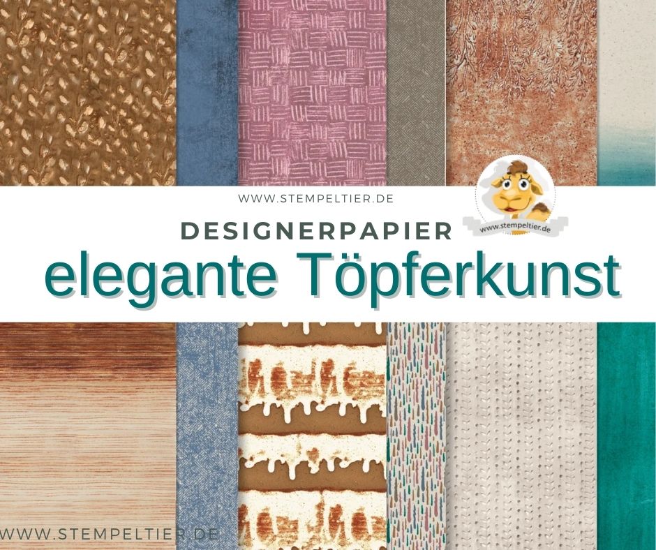 stampin up Designerpapier elegante töpferkunst 2023