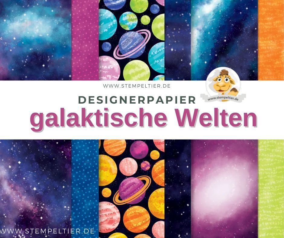 stampin up Designerpapier galaktische Welten 2023