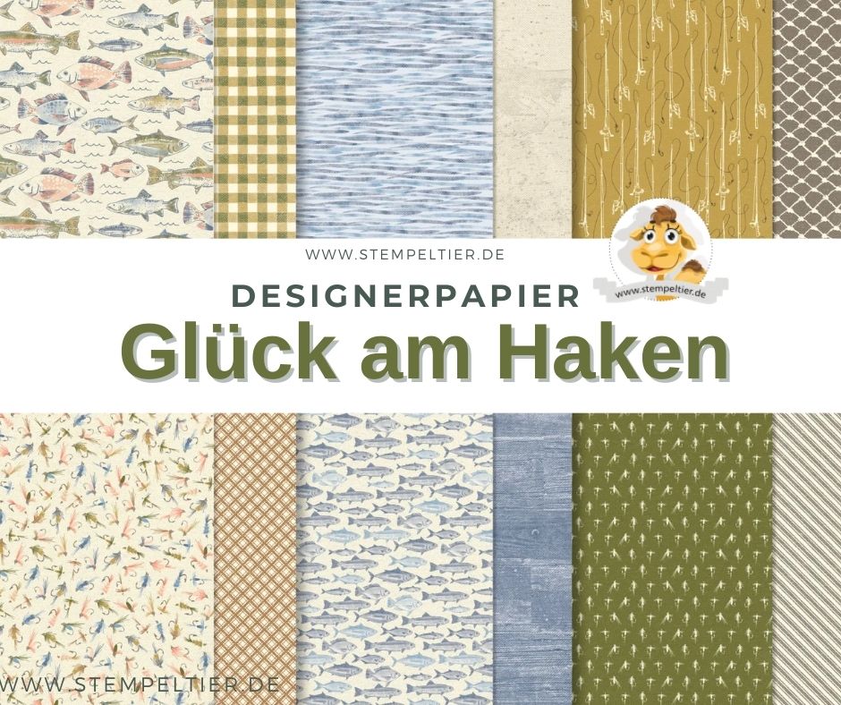 stampin up Designerpapier glück am haken 2023