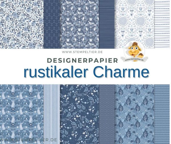 stampin up Designerpapier rustikaler Charme 2023