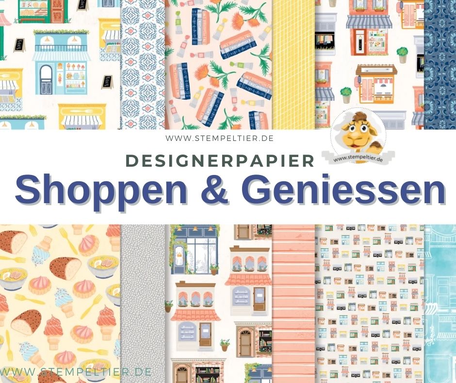 stampin up Designerpapier shoppen und geniessen 2023