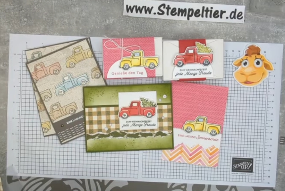 truck video stampinup 2023 perfekter pickup stempeltier