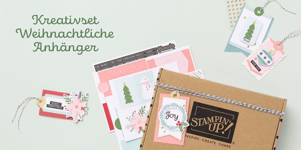 stampin up weihnachtliche Anhänger