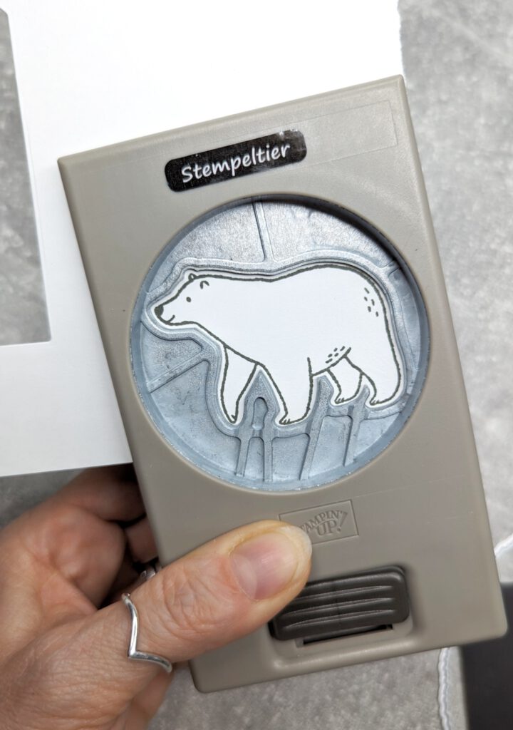 Stampin Up Eisbär zaubärhafte Tage Stempeltier 