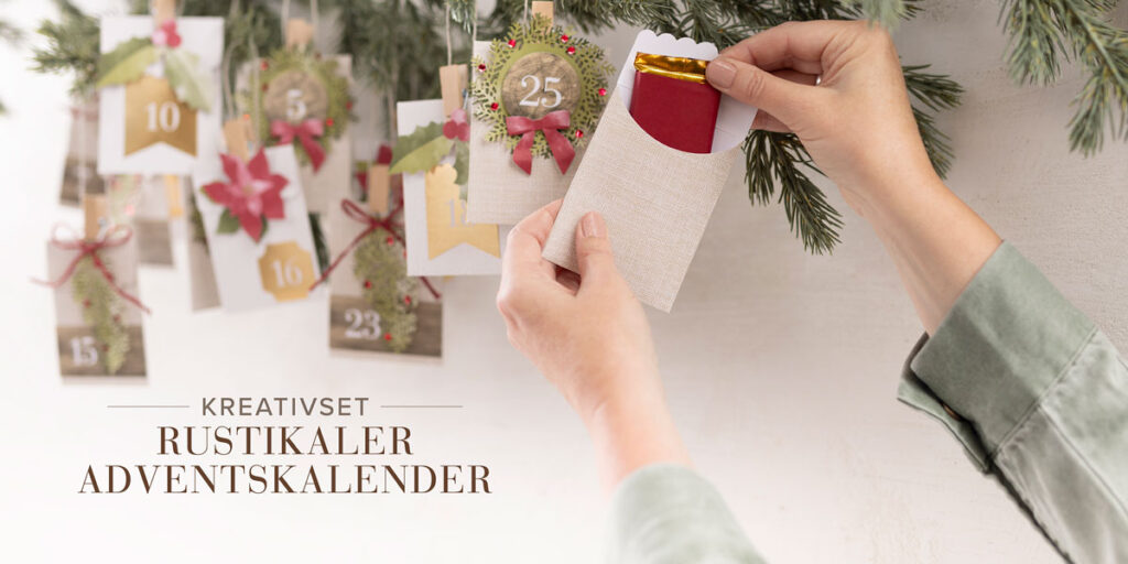 stampin up rustikaler adventskalender kit 