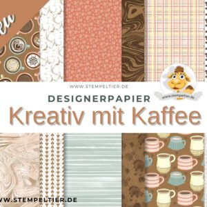 stampin up kreativ mit kaffee Designerpapier 2024 online exclusive käffchen