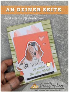 stampin up an deiner seite katze COCKERSPANIEL hund