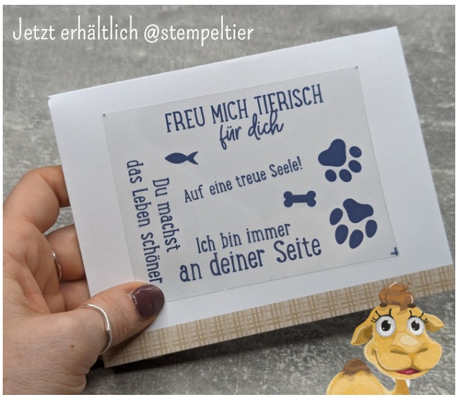 stampin up an deiner seite katze cat hund deutsches stempelset