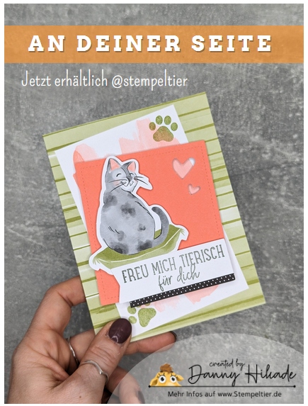 stampin up an deiner seite katze cat hund