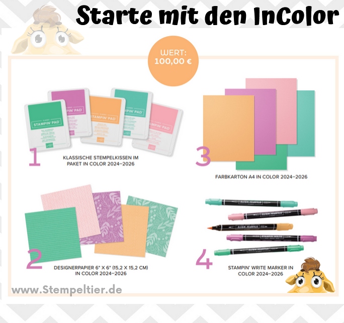 stampin up demo einsteigen incolor starterset mai 2024