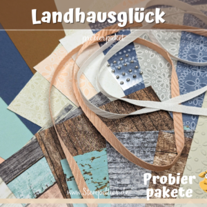 stampin up probierpaket landhausglück jk 2024 stempeltier